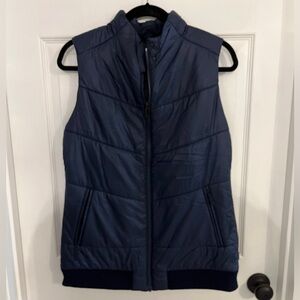 Smartwool women’s puffy vest, navy blue, medium
